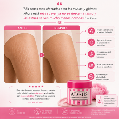 Crema Adeus - Ayuda a Suavizar Tus Estrías