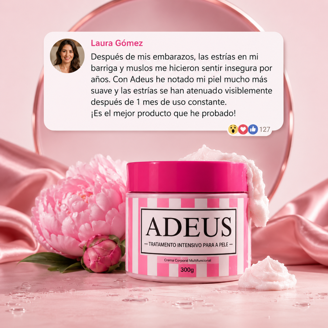Crema Adeus - Ayuda a Suavizar Tus Estrías
